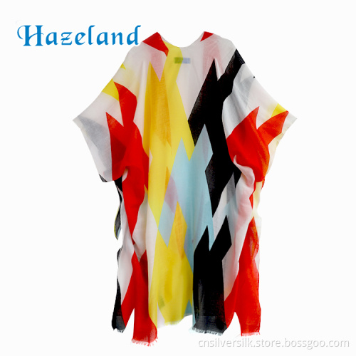 loose short sleeves beachwear boho beach cover up